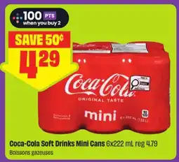 FreshCo Coca-Cola Soft Drinks Mini Cans offer