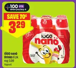 FreshCo iÖGO nanö Drinks 6 pk Yogourt offer