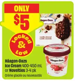 FreshCo Häagen-Dazs Ice Cream 400-450 mL or Novelties 3-4 pk offer