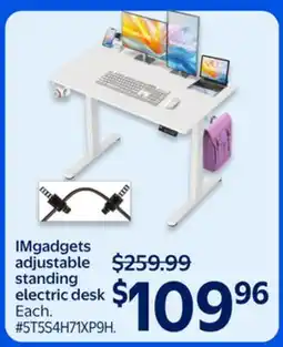 Walmart IMgadgets adjustable standing electric desk offer