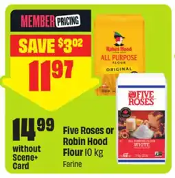 FreshCo Five Roses or Robin Hood Flour offer
