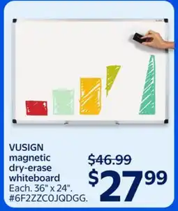 Walmart VUSIGN magnetic dry-erase whiteboard offer