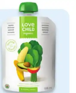 Walmart Love Child Organics fruit purees offer
