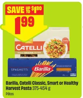 FreshCo Barilla, Catelli Classic, Smart or Healthy Harvest Pasta offer