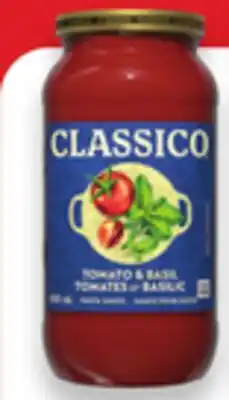 Walmart Classico pasta sauce offer