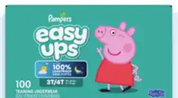 Walmart Pampers EasyUps Training Underwear offer