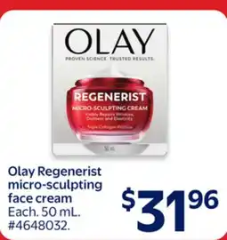 Walmart Olay Regenerist micro-sculpting face cream offer