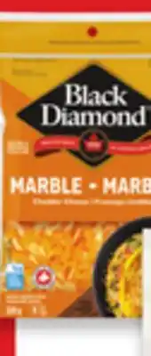 Walmart Black Diamond cheese block 400 g or shreds 320 g offer