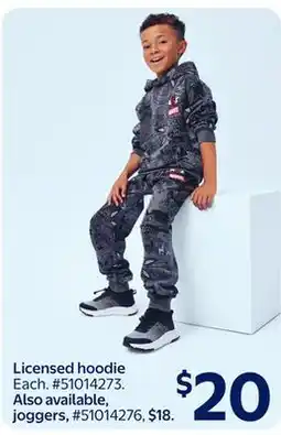 Walmart Licensed hoodie offer
