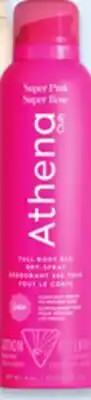 Walmart Athena Club full body dry spray deodorant offer