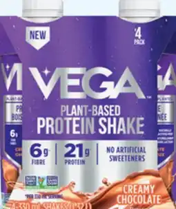 Walmart vega protein shake 4-pack offer