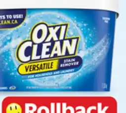 Walmart OxiClean stain remover powder offer
