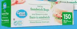 Walmart Great Value sandwich bags offer
