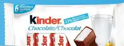 Walmart Kinder Chocolate 6-pack or Kinder Surprises 3-pack offer