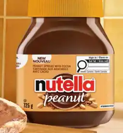 Walmart Nutella hazelnut or peanut offer