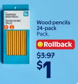 Walmart Wood pencils offer