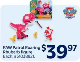 Walmart PAW Patrol Roaring Rhubarb figure offer