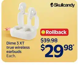 Walmart Dime 3 XT true wireless earbuds offer