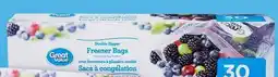 Walmart Great Value zipper seal freezer bags offer