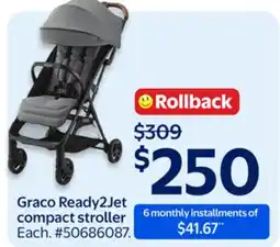 Walmart Graco Ready2Jet Compact Stroller offer
