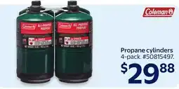 Walmart Propane cylinders offer