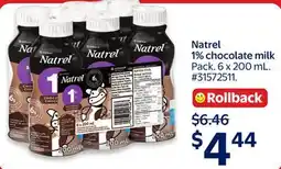 Walmart Natrel 1% chocolate milk offer