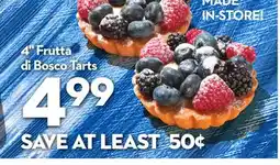 Longo's 4 Frutta di Bosco Tarts offer