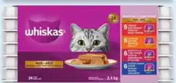 Walmart Whiskas Perfect pate 24 x 100 g wet cat food variety pack offer