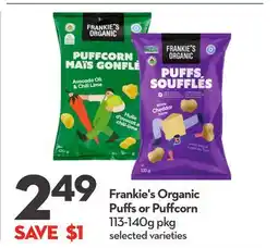 Longo's Frankie's Organic Puffs or Puffcorn offer