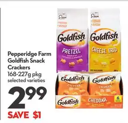 Longo's Goldfish Snack Crackers offer