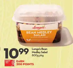 Longo's Bean Medley Salad offer