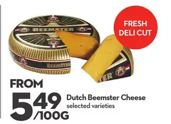 Longo's Dutch Beemster Cheese offer