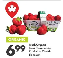 Longo's Fresh Organic Local Strawberries offer