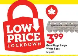 Longo's Large White Eggs offer