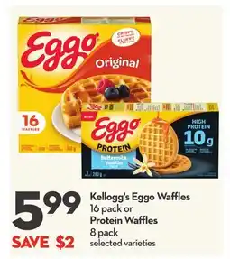 Longo's Kellogg's Eggo Waffles offer