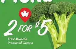 Longo's Fresh Broccoli offer