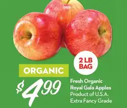 Longo's Fresh Organic Royal Gala Apples offer