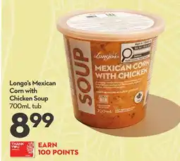 Longo's Mexican Corn with Chicken Soup offer