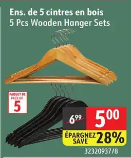 Sushi Shop 5 Pcs Wooden Hanger Sets offer