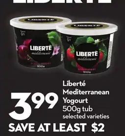 Longo's Mediterranean Yoghurt offer