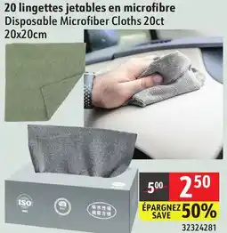 Sushi Shop Disposable Microfiber Cloths 20ct offer