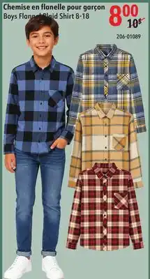 Sushi Shop Boys Flannel Plaid Shirt 8-18 offer
