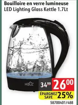 Sushi Shop LED Lighting Glass Kettle 1.7Lt offer
