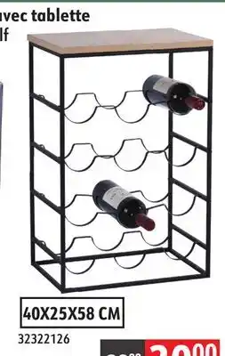 Sushi Shop Metal wine racks with shelf offer