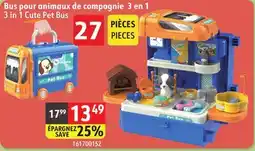 Sushi Shop 3 in 1 Cute Pet Bus offer