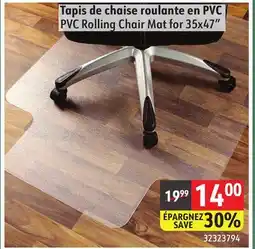 Sushi Shop PVC Rolling Chair Mat for 35x47 offer