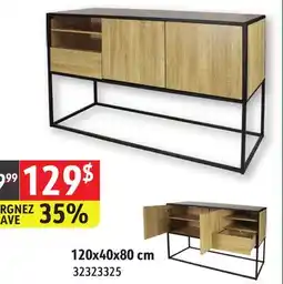 Sushi Shop Light Wood Cabinet with Metal Frame offer