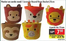 Sushi Shop Juvenile Round Rope Backet 25cm offer