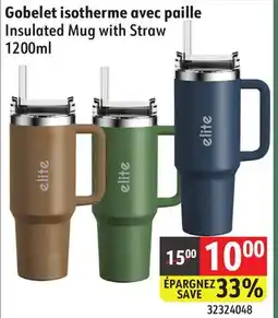 Sushi Shop Insulated Mug with Straw offer