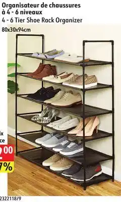 Sushi Shop 4 - 6 Tier Shoe Rack Organizer offer
